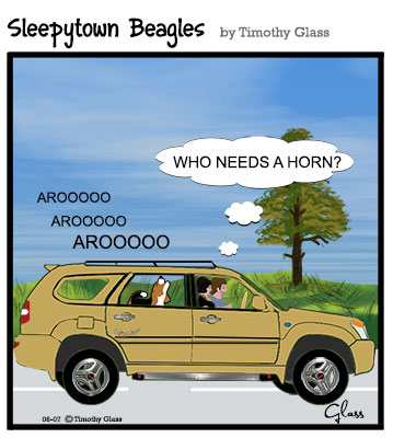 Sleepytown beagles Cartoon