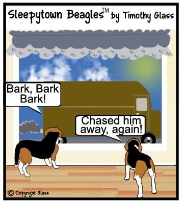 Sleepytown beagles Cartoon