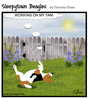 Sleepytown beagles Cartoon
