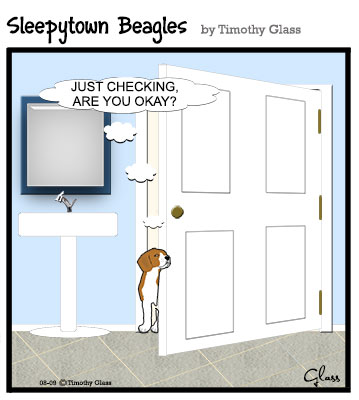 Sleepytown beagles Cartoon