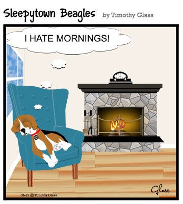 Sleepytown beagles Cartoon