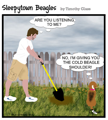 Sleepytown beagles Cartoon