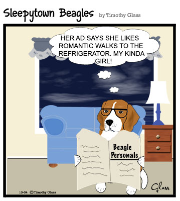 Sleepytown beagles Cartoon