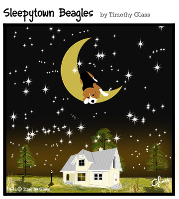 Sleepytown beagles Cartoon
