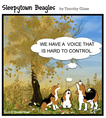 Sleepytown beagles Cartoon