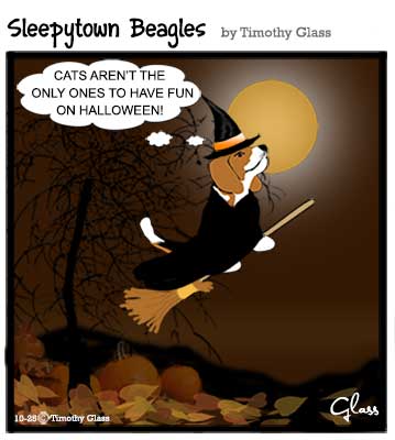 Sleepytown beagles Cartoon