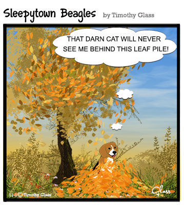 Sleepytown beagles Cartoon