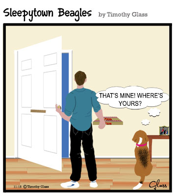 Sleepytown beagles Cartoon