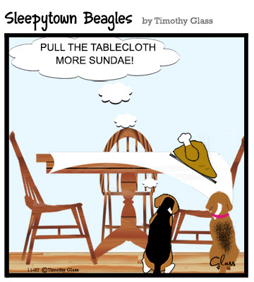 Sleepytown beagles Cartoon