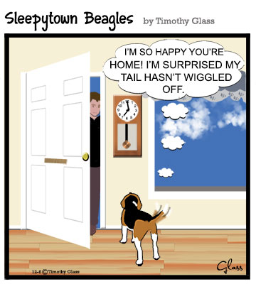 Sleepytown beagles Cartoon
