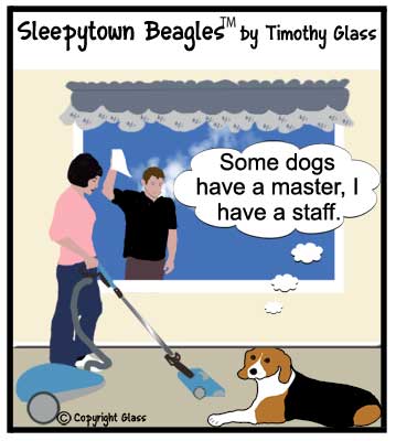 Sleepytown beagles Cartoon