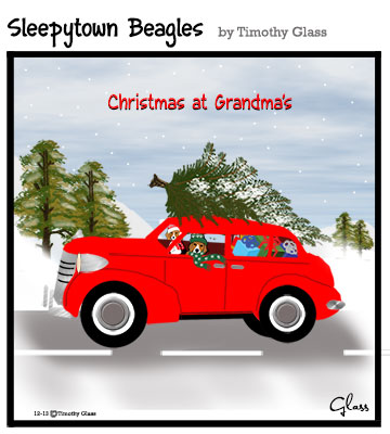 Sleepytown beagles Cartoon