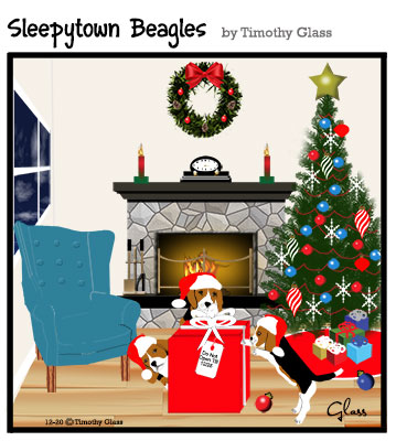 Sleepytown beagles Cartoon