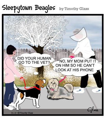 Sleepytown beagles Cartoon