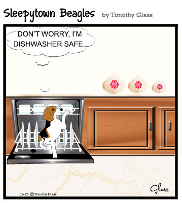 Sleepytown beagles Cartoon