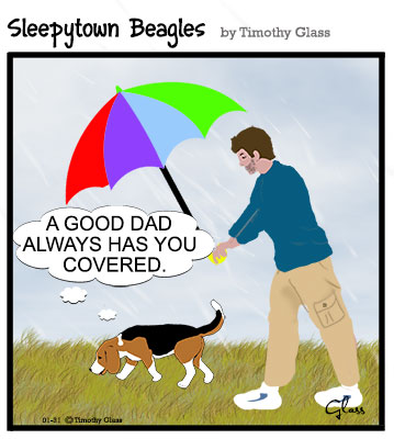 Sleepytown beagles Cartoon