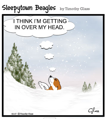 Sleepytown beagles Cartoon