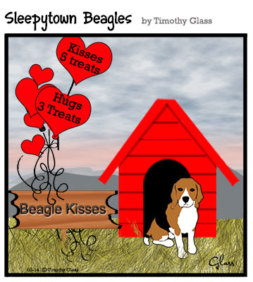 Sleepytown beagles Cartoon