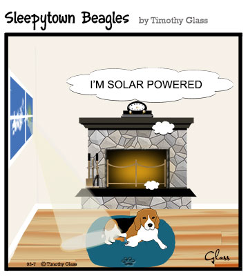 Sleepytown beagles Cartoon