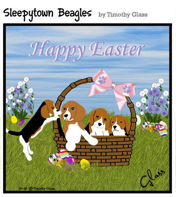 Sleepytown beagles Cartoon