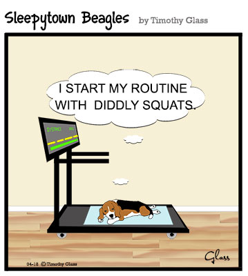 Sleepytown beagles Cartoon