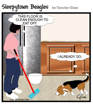 Sleepytown beagles Cartoon