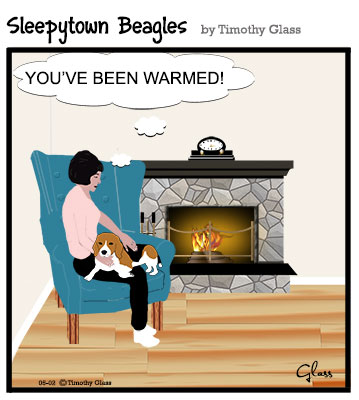 Sleepytown beagles Cartoon