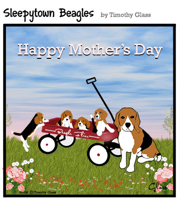Sleepytown beagles Cartoon