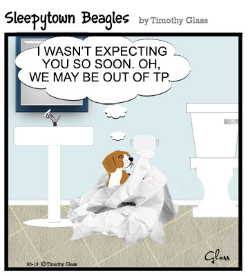 Sleepytown beagles Cartoon