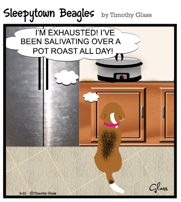 Sleepytown beagles Cartoon