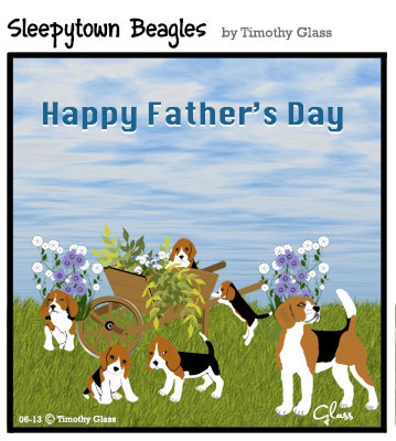 Sleepytown beagles Cartoon