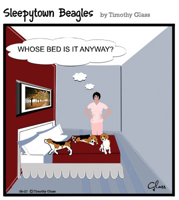 Sleepytown beagles Cartoon