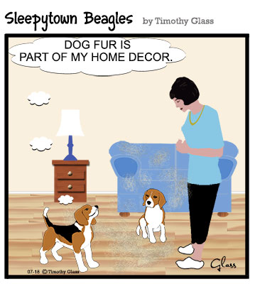 Sleepytown beagles Cartoon