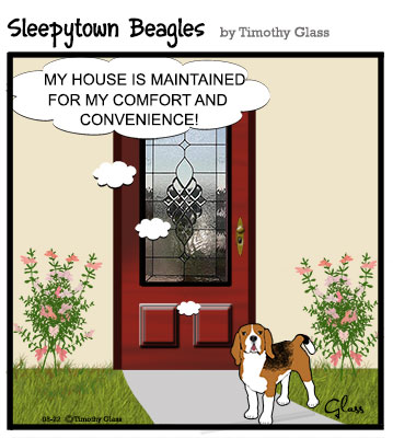 Sleepytown beagles Cartoon