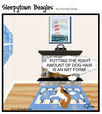 Sleepytown beagles Cartoon
