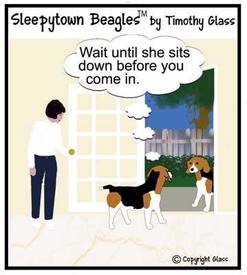 Sleepytown beagles Cartoon