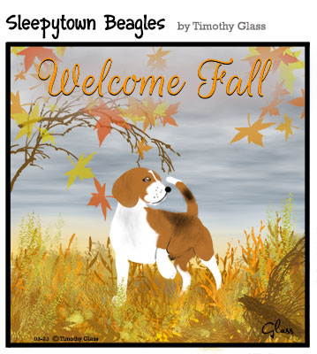 Sleepytown beagles Cartoon