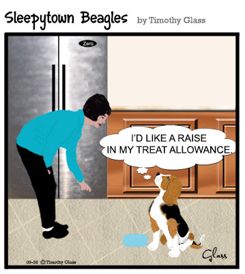 Sleepytown beagles Cartoon
