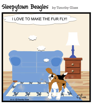 Sleepytown beagles Cartoon