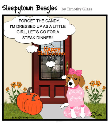 Sleepytown beagles Cartoon