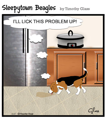 Sleepytown beagles Cartoon