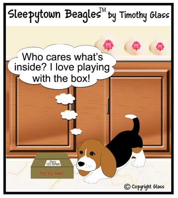 Sleepytown beagles Cartoon