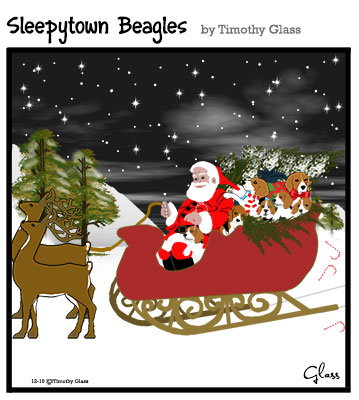 Sleepytown beagles Cartoon