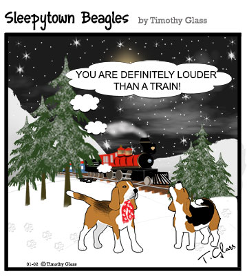 Sleepytown beagles Cartoon