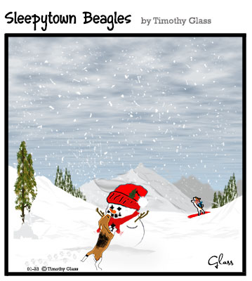 Sleepytown beagles Cartoon