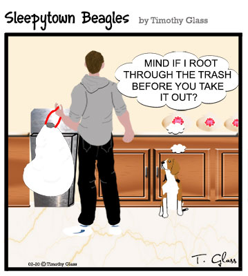 Sleepytown beagles Cartoon