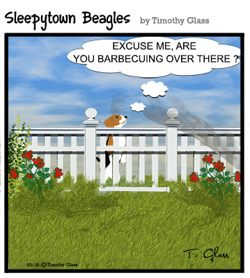 Sleepytown beagles Cartoon