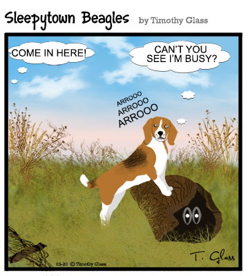 Sleepytown beagles Cartoon