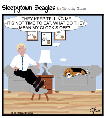 Sleepytown beagles Cartoon