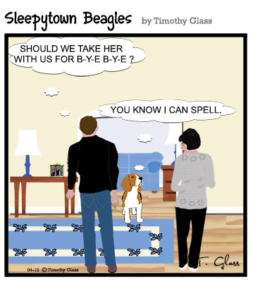 Sleepytown beagles Cartoon